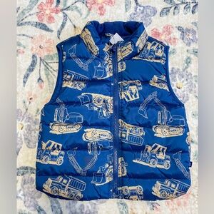 GAP navy construction Puffer Vest